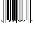 Barcode Image for UPC code 043377060352