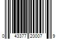 Barcode Image for UPC code 043377200079