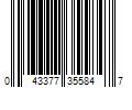 Barcode Image for UPC code 043377355847