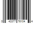 Barcode Image for UPC code 043377761044