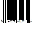 Barcode Image for UPC code 043377811930