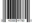 Barcode Image for UPC code 043388417800