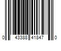 Barcode Image for UPC code 043388418470