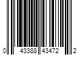 Barcode Image for UPC code 043388434722