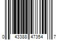 Barcode Image for UPC code 043388473547