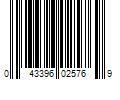 Barcode Image for UPC code 043396025769