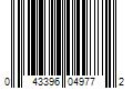 Barcode Image for UPC code 043396049772