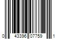 Barcode Image for UPC code 043396077591