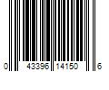 Barcode Image for UPC code 043396141506