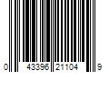 Barcode Image for UPC code 043396211049