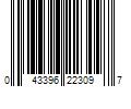 Barcode Image for UPC code 043396223097