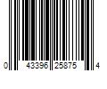 Barcode Image for UPC code 043396258754