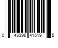 Barcode Image for UPC code 043396415195