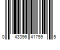 Barcode Image for UPC code 043396417595