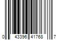 Barcode Image for UPC code 043396417687