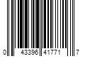 Barcode Image for UPC code 043396417717