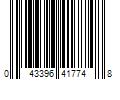 Barcode Image for UPC code 043396417748