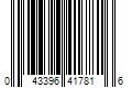 Barcode Image for UPC code 043396417816