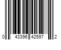 Barcode Image for UPC code 043396425972