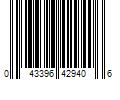 Barcode Image for UPC code 043396429406