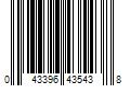 Barcode Image for UPC code 043396435438