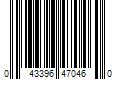 Barcode Image for UPC code 043396470460