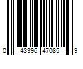 Barcode Image for UPC code 043396470859