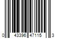 Barcode Image for UPC code 043396471153