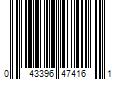 Barcode Image for UPC code 043396474161