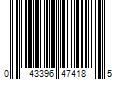 Barcode Image for UPC code 043396474185