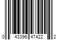 Barcode Image for UPC code 043396474222