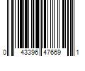 Barcode Image for UPC code 043396476691