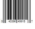 Barcode Image for UPC code 043396499157