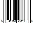 Barcode Image for UPC code 043396499218