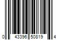 Barcode Image for UPC code 043396508194