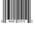 Barcode Image for UPC code 043421210122