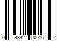 Barcode Image for UPC code 043427000864