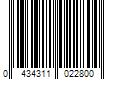 Barcode Image for UPC code 0434311022800