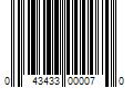 Barcode Image for UPC code 043433000070