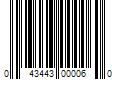 Barcode Image for UPC code 043443000060