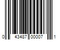 Barcode Image for UPC code 043487000071