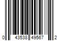 Barcode Image for UPC code 043538495672