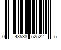 Barcode Image for UPC code 043538525225