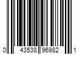 Barcode Image for UPC code 043538969821