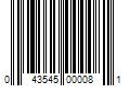 Barcode Image for UPC code 043545000081