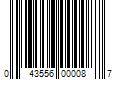 Barcode Image for UPC code 043556000087