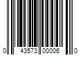 Barcode Image for UPC code 043573000060