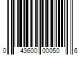 Barcode Image for UPC code 043600000506