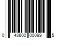 Barcode Image for UPC code 043600000995