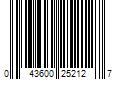 Barcode Image for UPC code 043600252127